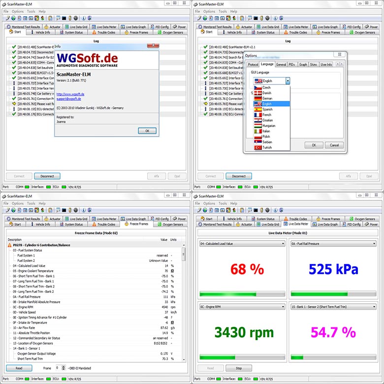 scanmaster elm software